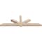 Ekena Millwork Kennewick Smooth Timber Gable Bracket, Douglas Fir, 108"W x 36"H x 5 1/2"D x 5 1/2"F, 8/12 Pitch GBW108X36X0606KEN00SDF - alternate 3
